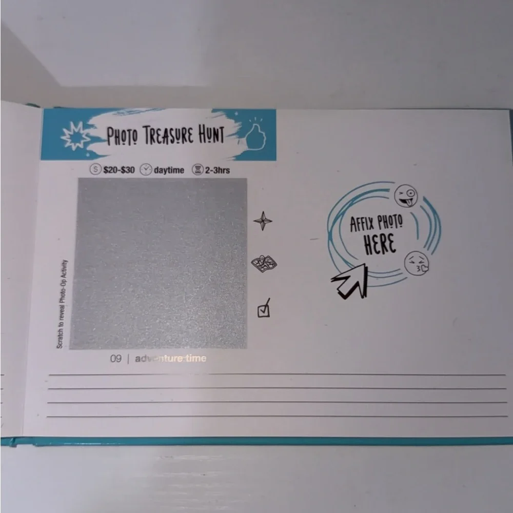 Fujifilm Instax Mini Photo Album in Teal and White